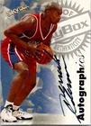 1997-98 Skybox DERRICK COLEMAN Philadelphia 76ers Autographics AUTO