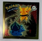 PIKACHU BULBASAUR 1999 POKEMON ARTBOX SERIES 1 Rare Gold Foil ANIME STICKER NM