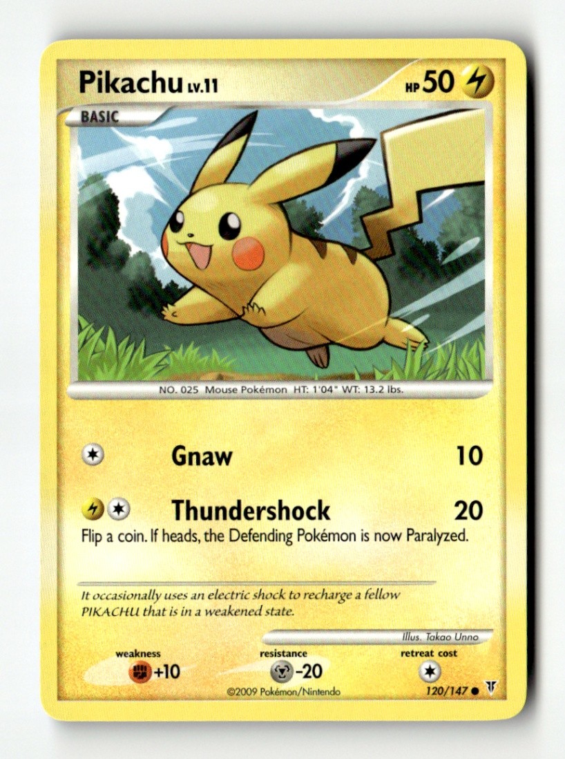 Pikachu Common Normal Supreme Victors 120 LP Pokémon TCG