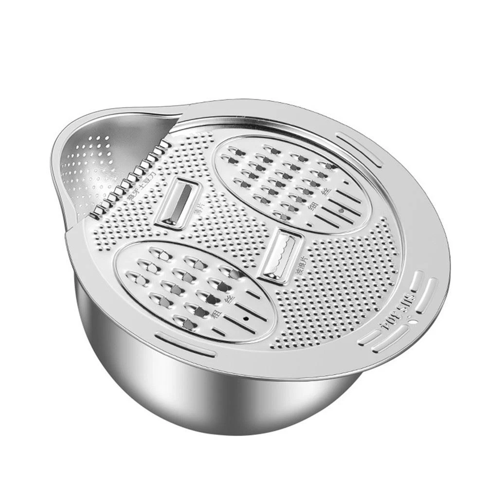 Rice Washer Strainer Bowl Stainless Steel Rice Rinser Strainer Washing