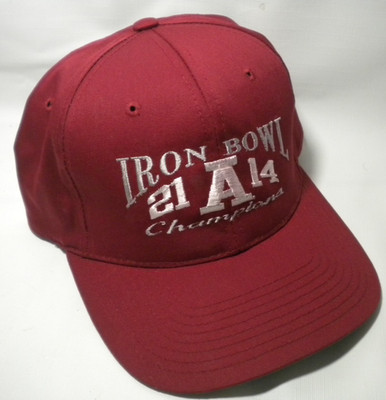 Vintage 1994 Alabama Crimson Tide Iron Bowl Score Strap Hat Football Bama 90s