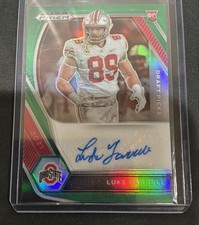 2021 Panini - Draft Picks Autographs Luke Farrell #DPA-LUF Green Prizm (AU, RC)