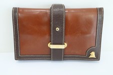 Retired Vtg Mark Cross Genuine Leather Travel Case Manicure Pedicure Set Italy