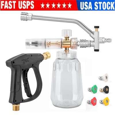 #ad Foam Cannon for Pressure Washer 1 4quot; Quick Connect Adjustable Snow Foam Lance $38.98