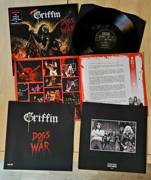 GRIFFIN – Dogs Of War (Demo 1983) (LIM. 200 HAND NUMBERED BLACK LP*US METAL)