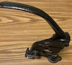 3 Lb. "PONY" Cast Iron PUNCH. "PAT MAR 27  OCT 9 1900". 1 brass piece.
