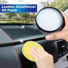 1pc Leader Cleaning and Care Cream & Cleaning Paste for Leather Care, Automotive