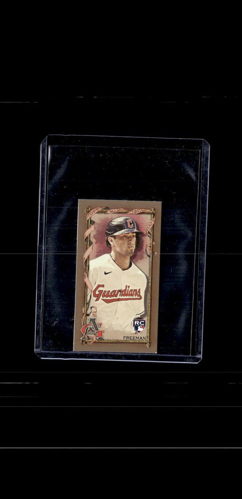2023 Topps Allen & Ginter #133 Tyler Freeman Mini Gold Border
