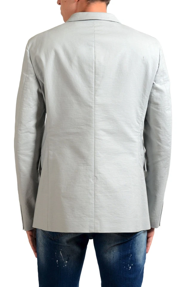 Abrigo deportivo Jil Sander gris de tres botones para hombre talla 40 42 Foto 3 de 4