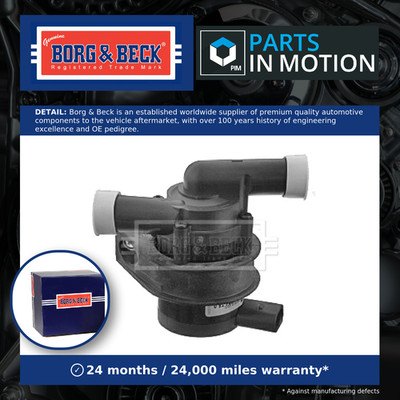Water Pump for Parking Heater fits AUDI A6 C5 2.4 97 to 05 Auxiliary Additional