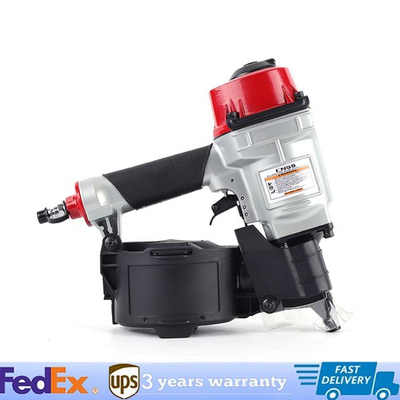#ad CN55 Pneumatic Coil Siding Nailer Industrial Portable Nail Gun 75psi 100psi $146.20