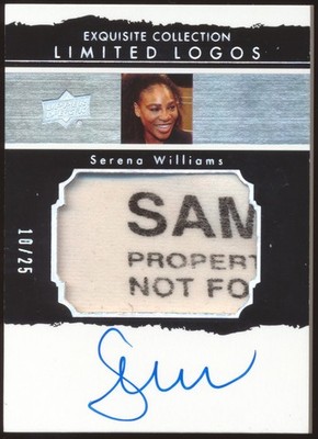 2022 UD GOODWIN CHAMPS 2003 LIMITED LOGOS SERENA WILLIAMS PATCH AUTO /25!