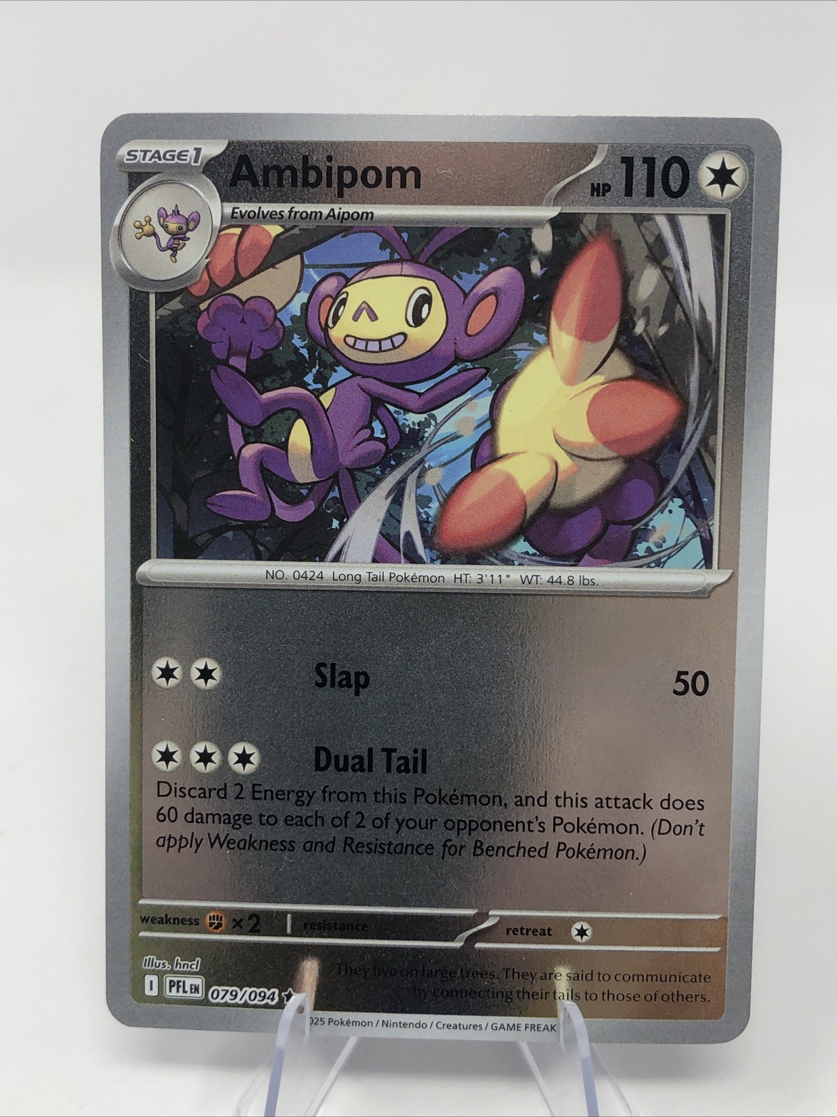 Ambipom - 079/094 - Reverse Holo Rare - Phantasmal Flames - Near Mint