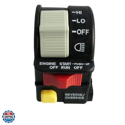 Left Handlebar Bar Switch, Engine Start Run Off Headlight HI LO Off Start Lig...