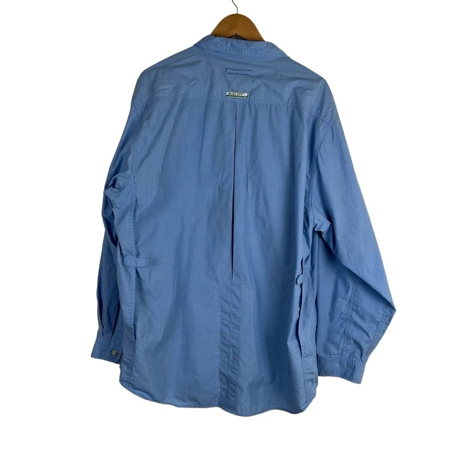ExOfficio Long Sleeve Mens XL Light Blue Insect Shield Gorpcore Travel Fishing - Image 4 of 4
