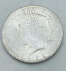 1922 Peace Silver Dollar Coin Ungraded/Circulated