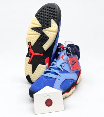 Awake NY x Air Jordan 6 Retro Blueberry IQ5706-400 Men Size
