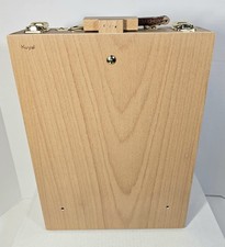 Kuyal Wood Easel storage box for Art Painting supplies Dovetail Joints Natural