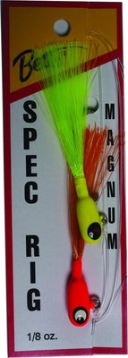 Betts 780-8HVY-6 Magnum Spec Rig 1/8 oz, Chartreuse/Orange, 2/Pack | eBay