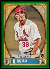 2021 Topps Gypsy Queen Kodi Whitley 3 Green RC St. Louis Cardinals