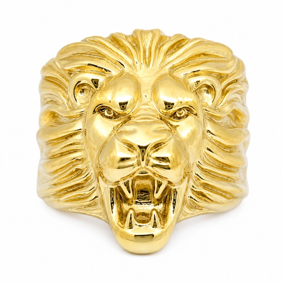 gold lion ring products for sale | eBay