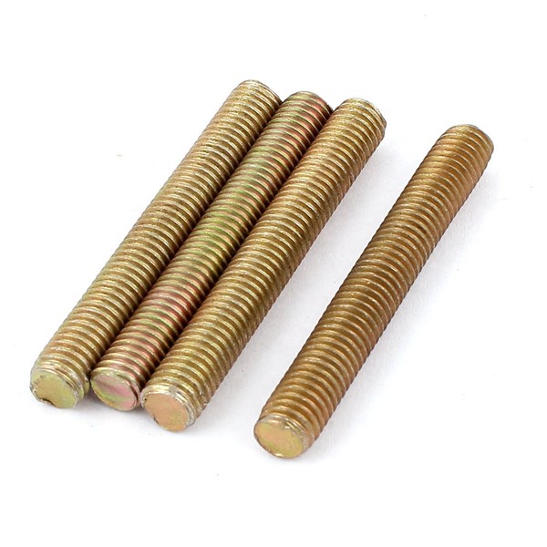 1,25 Mm Neigung M8 X 60Mm Metall Spalte Bronzeton 4 StüCk Gewindestange-image