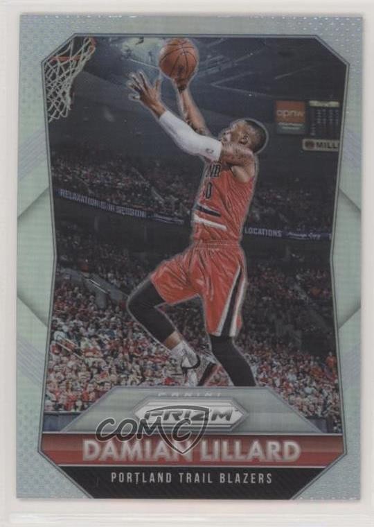 2015-16 Panini Prizm Silver Prizm Damian Lillard #179 4f5