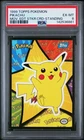 1999 TOPPS POKEMON THE MOVIE EDT STICKER CARDS STANDING PIKACHU PSA 6