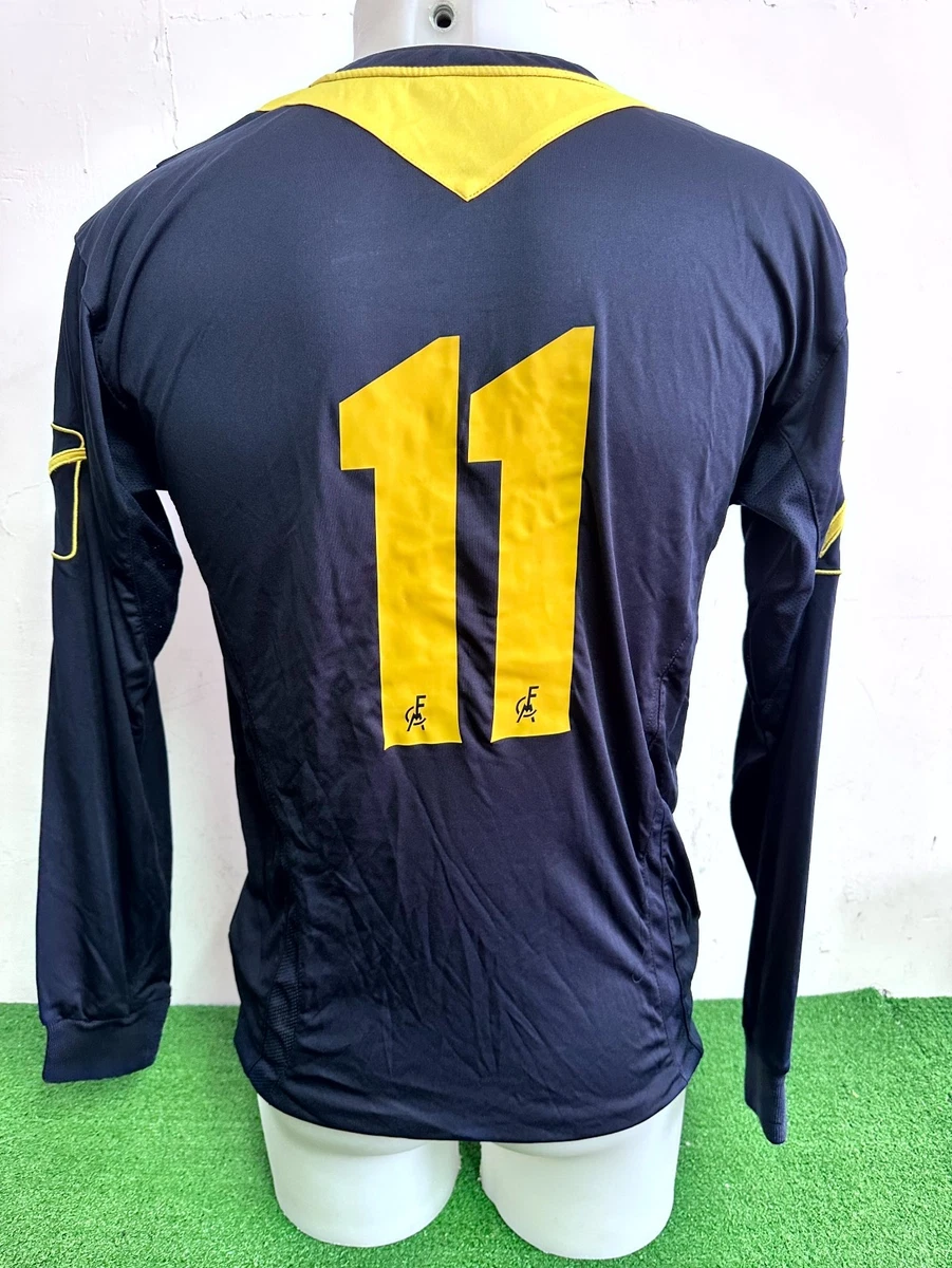 Maillot De Foot Givova Avellino N°8 - Taille M - Vintage - Polyester - Vert Et Blanc