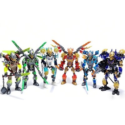 Bionicle Skull Warrior Action Figure Building Blocks Set for Kids-NO OriginalBox