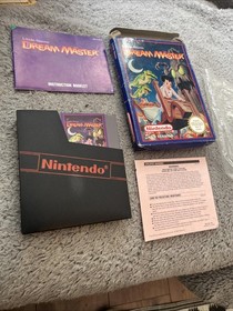 Nintendo NES Little Nemo The Dream Master Caja, Funda, Instrucciones y Anuncio