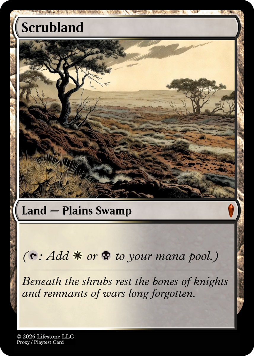 Scrubland - Premium Quality - Not Tournament Authorized | eBay