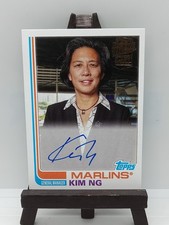 2021 Topps Archives KIM NG Fan Favorite 1982 Topps Rookie Auto...Marlins