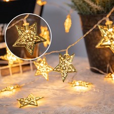 Vigdur 10Ft Star String Lights - 20 LEDs Fairy 10 feet, 