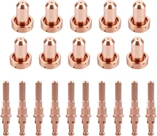 9-8212 90/100A Nozzle Tips 9-8215 Electrode, 20Pack, Fit for Thermal Dynamics SL