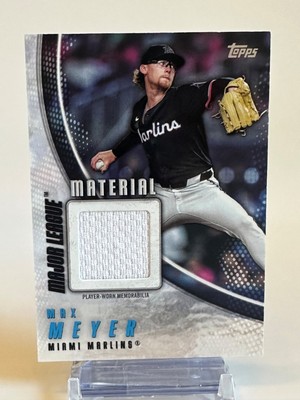 2025 Topps Series 1 - Major League Material Max Meyer #MLM-MME (MEM)