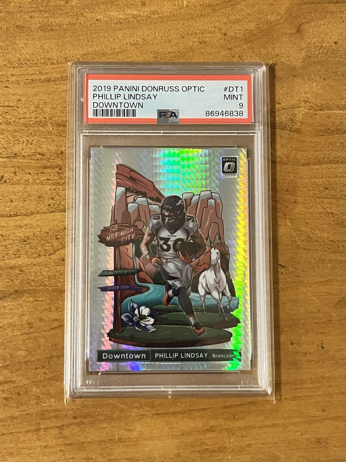 2019 Donruss Optic Downtown Phillip Lindsay #DT-1