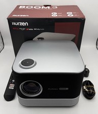 Aurzen BOOM 3 Black Projector All-ln-One Projector 4K HDR With Remote - USED
