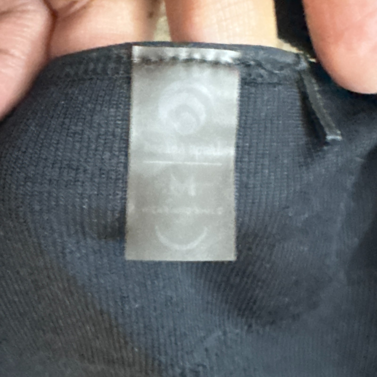 Oceans Apart Black Glitter Sparkle Sports Bra - Size M image 5