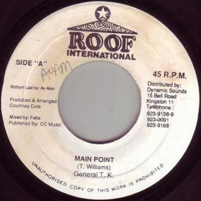 General T.K. - Main Point, 7'', (Vinyl)