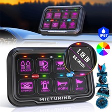 8 Gang Led Switch Panel Kit Automatic Dimmable Off Road Light Controller
