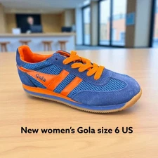 ***NEW*** Gola Chase Women`s Trainer Size 6 U.S. Mesh with Suede trim