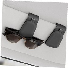 Sunglass Holder for Car Visor, Suede Cloth Magnetic Sunglass Organizer Black