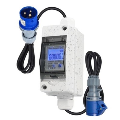 Digital Power Meter with Smart LED Function for Industrial and Outdoor Use