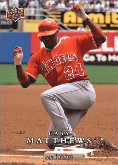 2008 Upper Deck First Edition Baseball Card #382 Gary Matthews