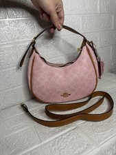 Coach Emily Shoulder Women  s Bag In Signature Canvas NWT - Pink