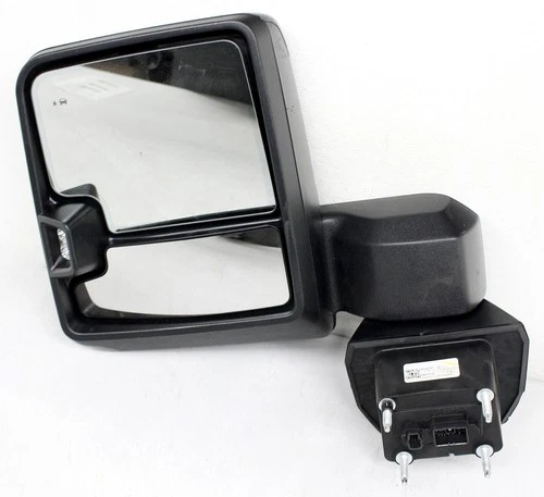 OEM Left Driver Exterior Mirror For GMC, Chevy Sierra HD, Silverado HD Black
