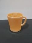 Vintage Fire-King Peach Lustre Coffee Mug Anchor Hocking Glass