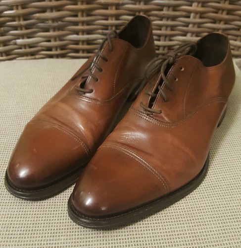 Brandon' Cap Toe Oxford- Cognac 