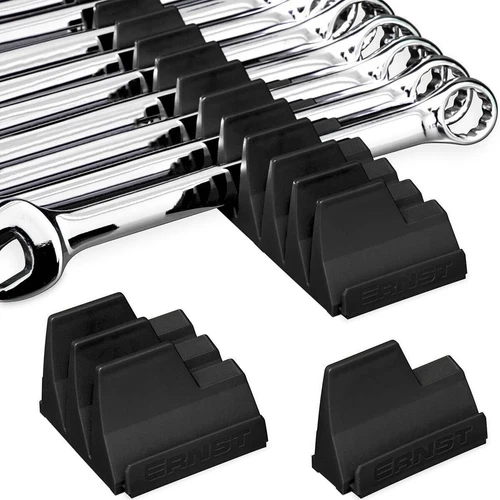 60x Magnetic Spanner Organiser Holder Wrench Rack Stand Mechanic Toolbox Drawer - Picture 7 of 12